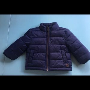 BOGO Janie and Jack Navy Puffer Coat Size 6-12M